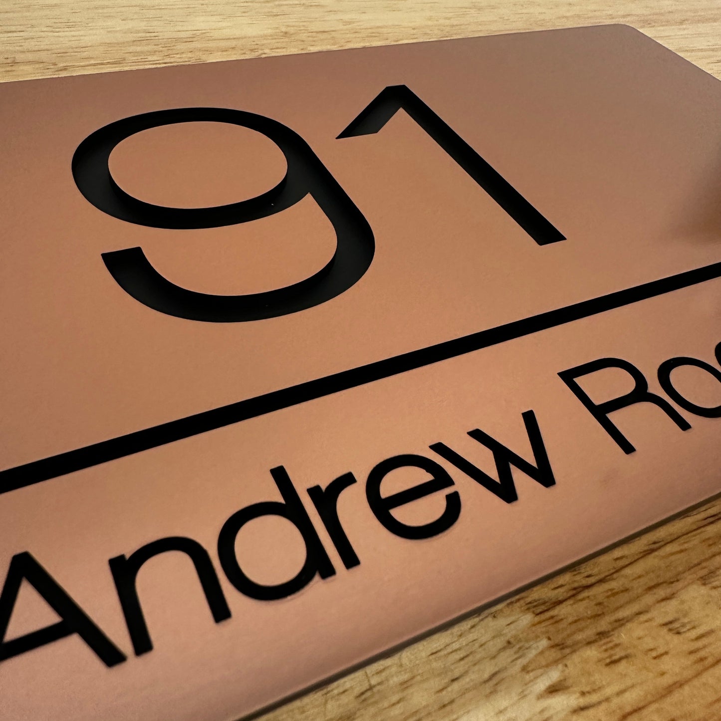 Premium House Number - Landscape - Style 1