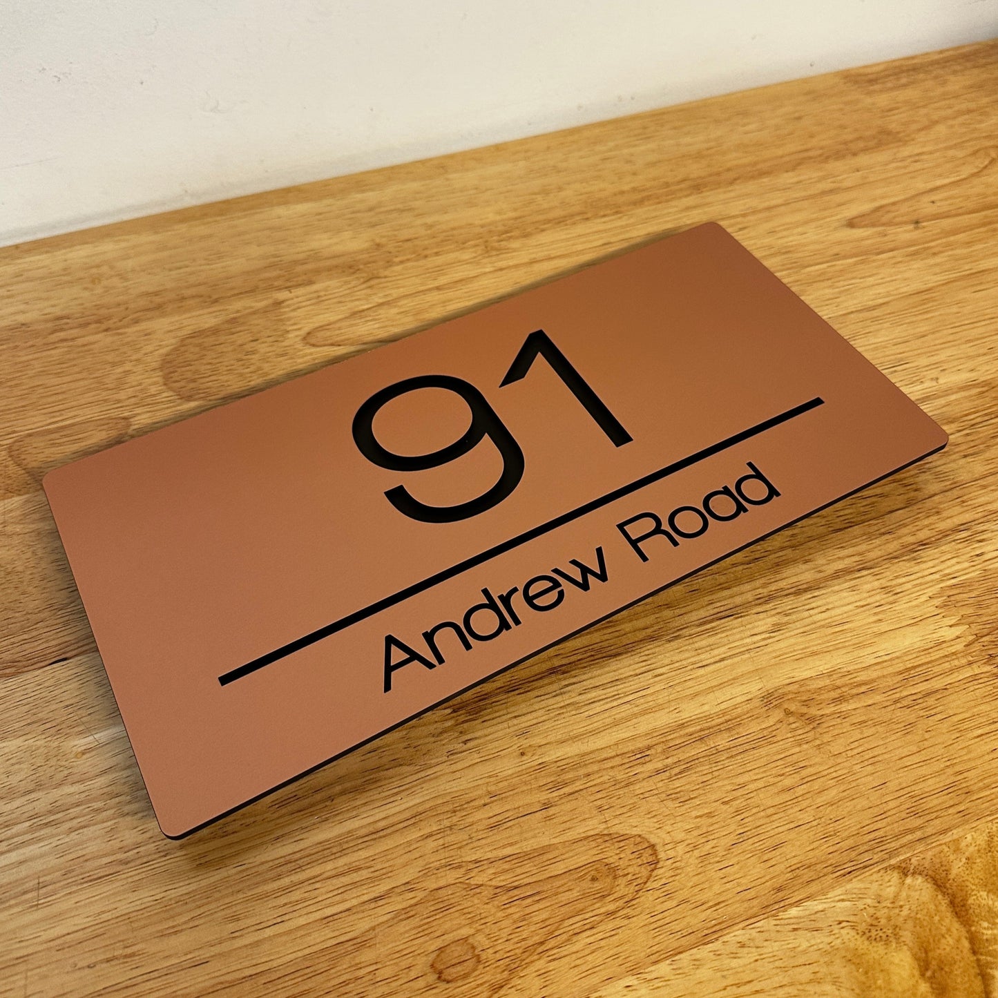 Premium House Number - Landscape - Style 1