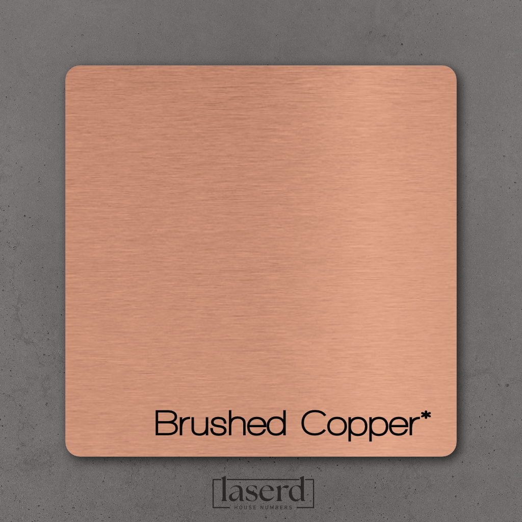 Illuminated LED House Number Sign - Square - Style 1