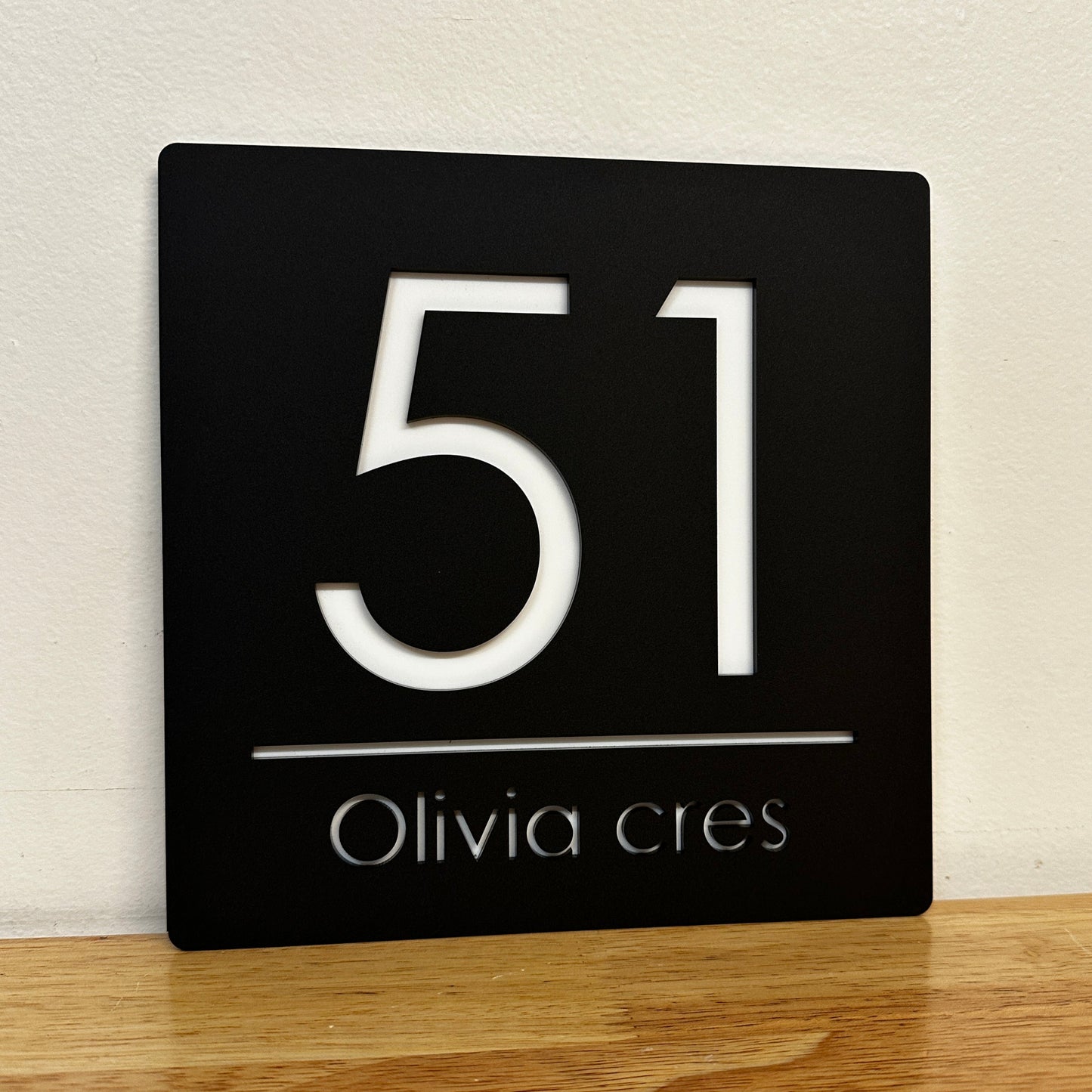 Premium House Number - Square - Style 2