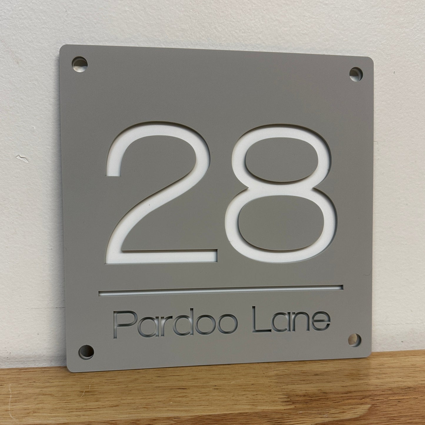 Premium House Number - Square - Style 2