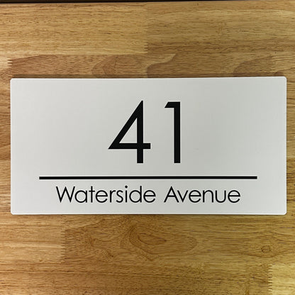 Premium House Number - Landscape - Style 1