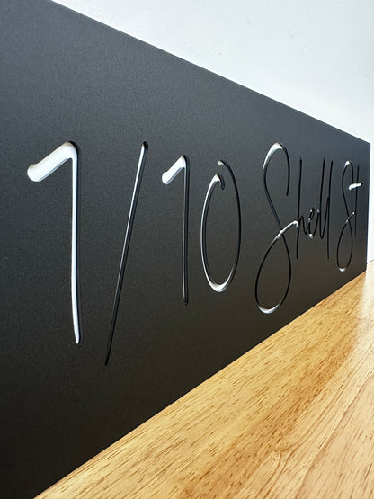 Premium House Number - Ultra Landscape - Style 1