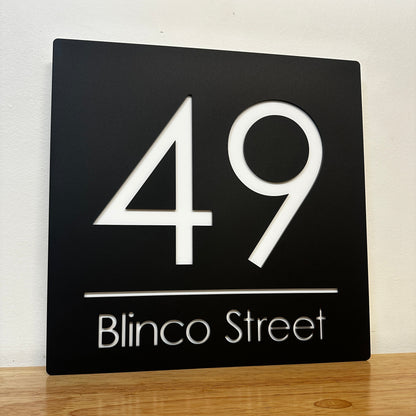 Premium House Number - Square - Style 2