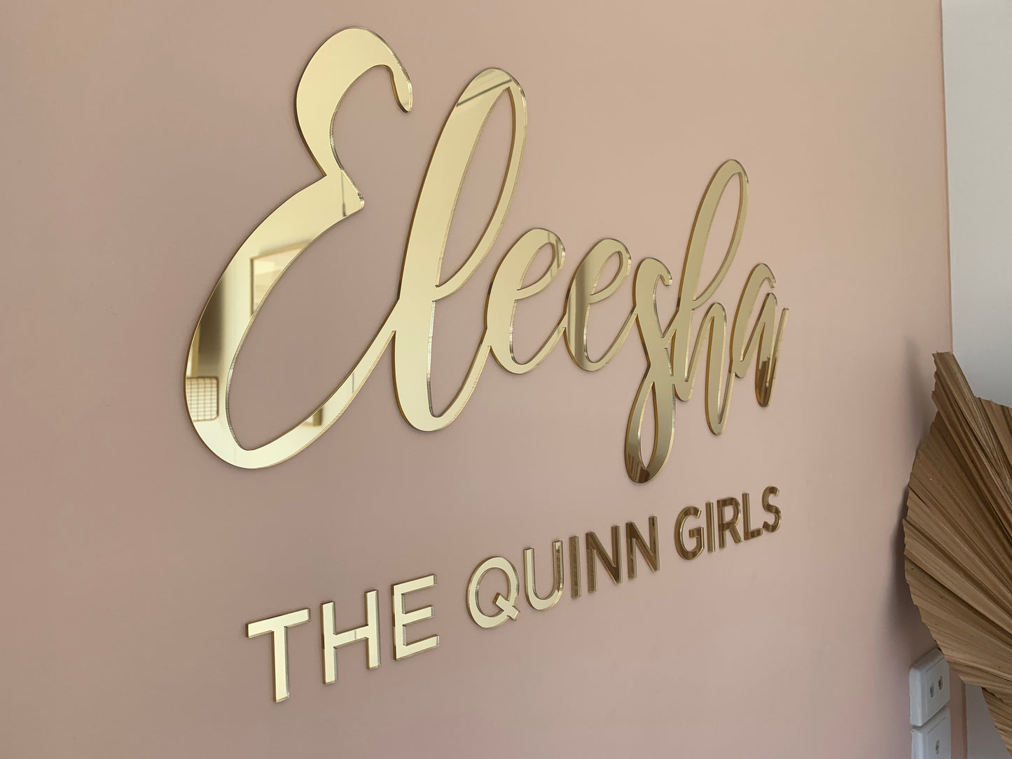 Laser Cut Wall Lettering