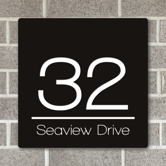 Premium House Number - Square - Style 2