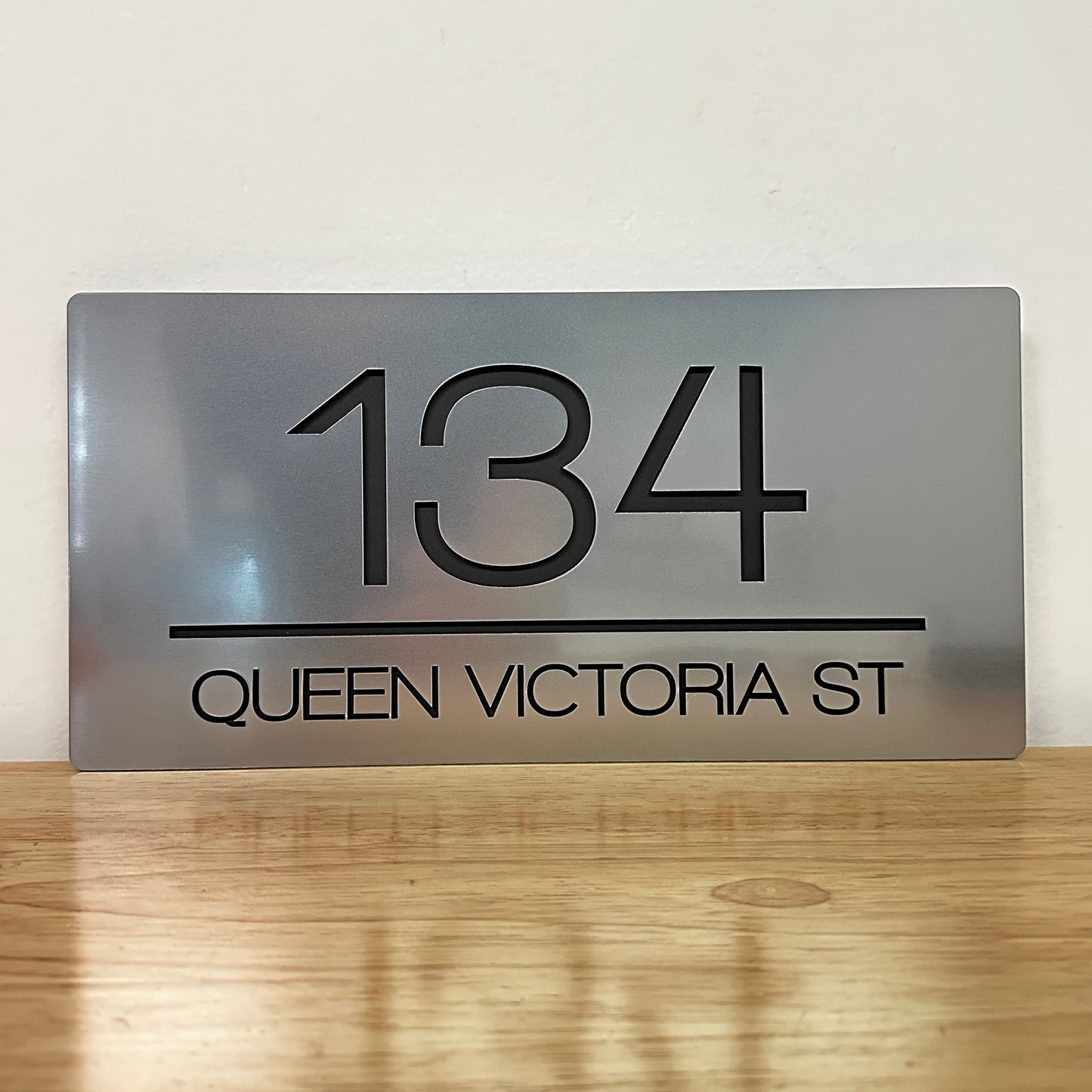 Laser Cut Acrylic House Number Sign. Laserd House Numbers - Style 1. Australian Made. 