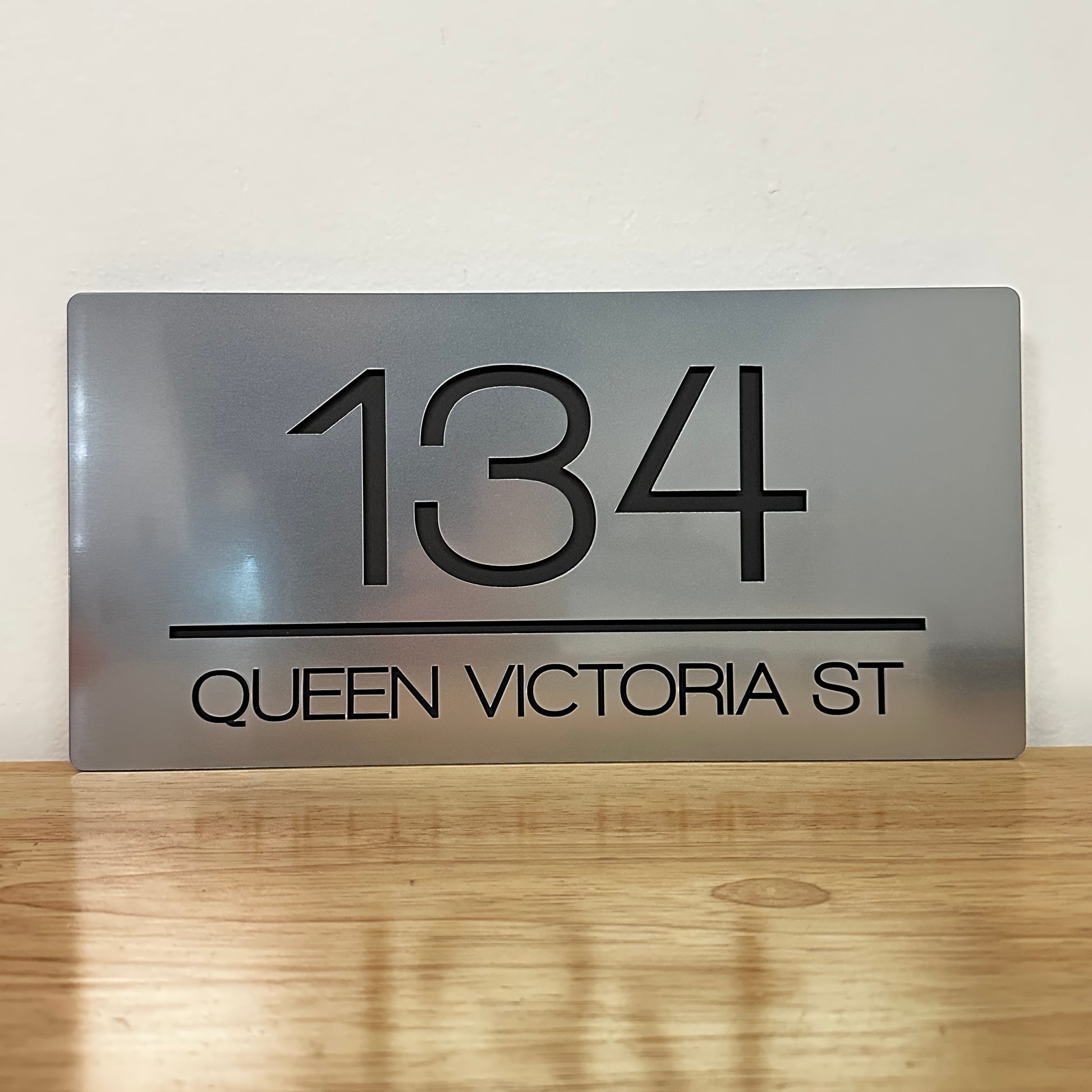 Laser Cut Acrylic House Number Sign. Laserd House Numbers - Style 1. Australian Made. 