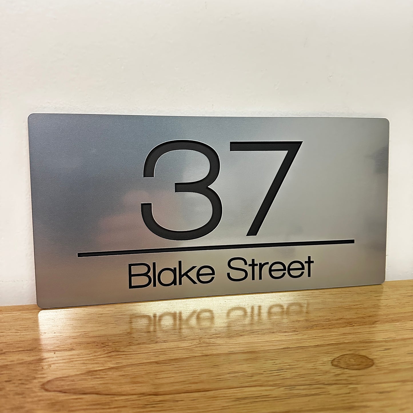 Laser Cut Acrylic House Number Sign. Laserd House Numbers - Style 1. Australian Made. 