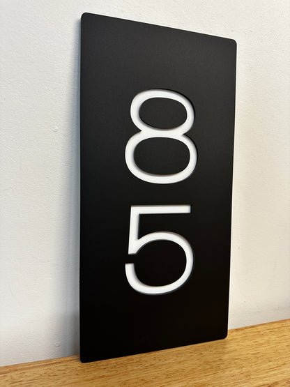 Premium House Number - Portrait - Style 2