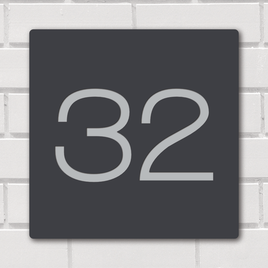 Premium House Number - Square - Style 1